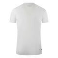 White - Back - Aquascutum Mens London Aldis Logo T-Shirt
