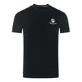 Black - Front - Aquascutum Mens London Aldis Logo T-Shirt