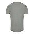 Grey Melange - Back - Cavalli Class Mens Tiger Print Logo T-Shirt