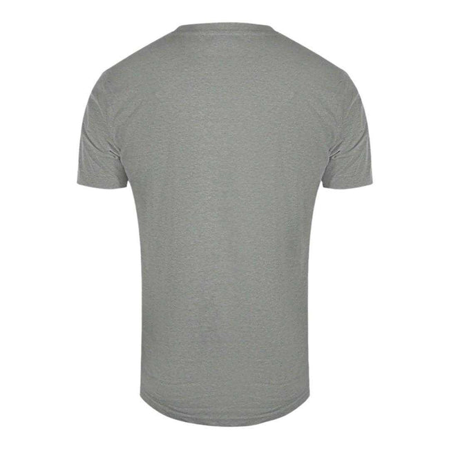 Grey Melange - Back - Cavalli Class Mens Tiger Print Logo T-Shirt