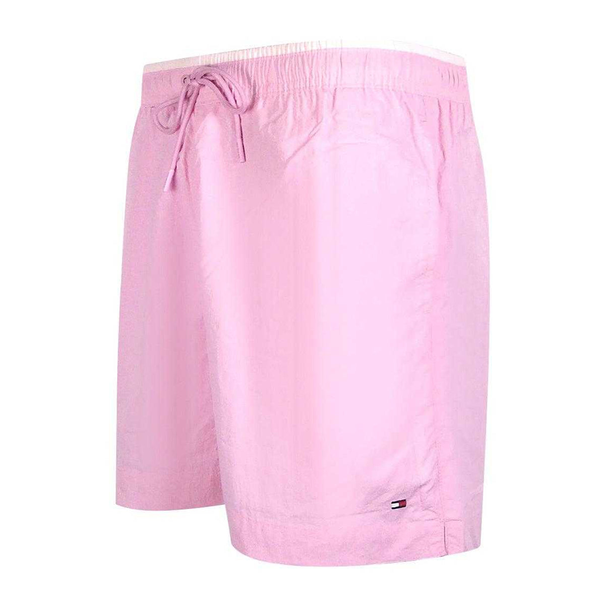 Pink - Side - Tommy Hilfiger Mens Swim Shorts