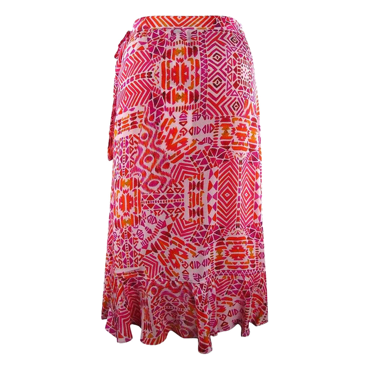 Pink - Back - Inoa Womens-Ladies Fashion Shiraz Short Skirt