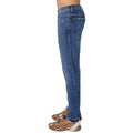 Blue Wash - Side - Diesel Mens D-Fining Tapered Jeans