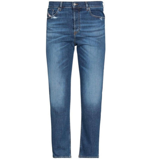 Blue Wash - Front - Diesel Mens D-Fining Tapered Jeans