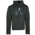 Black - Front - Emporio Armani Mens Eagle Logo Hoodie