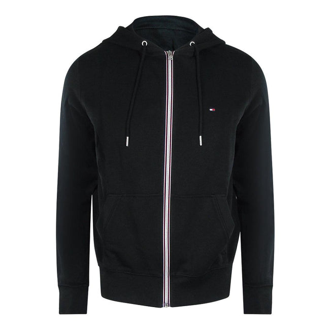 Black - Front - Tommy Hilfiger Mens Full Zip Hoodie