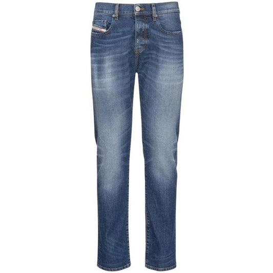 Blue - Front - Diesel Mens D-Strukt Jeans