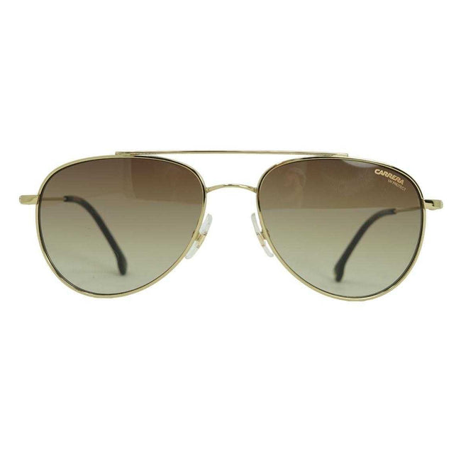 Brown - Front - Carrera Mens Pilot Sunglasses