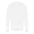 White - Back - Diesel Mens Double Destroyed Logo Sweatshirt