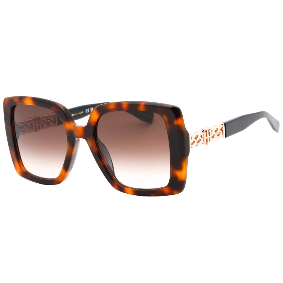 Havana - Back - Tommy Hilfiger Womens-Ladies Sunglasses
