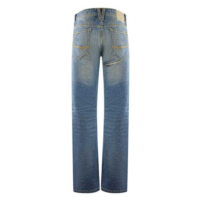 Blue - Back - 55DSL Mens Parkye Jeans