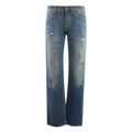 Blue - Front - 55DSL Mens Parkye Jeans