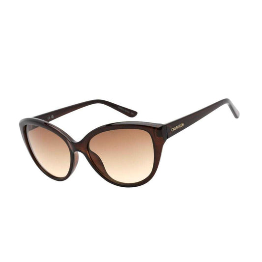 Brown - Front - Calvin Klein Womens-Ladies Ck19536S 210 Sunglasses