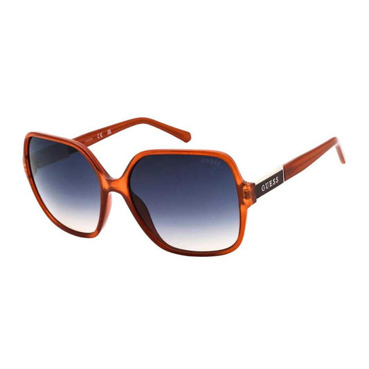 Light Brown-Blue - Front - Guess Womens-Ladies Gradient Sunglasses