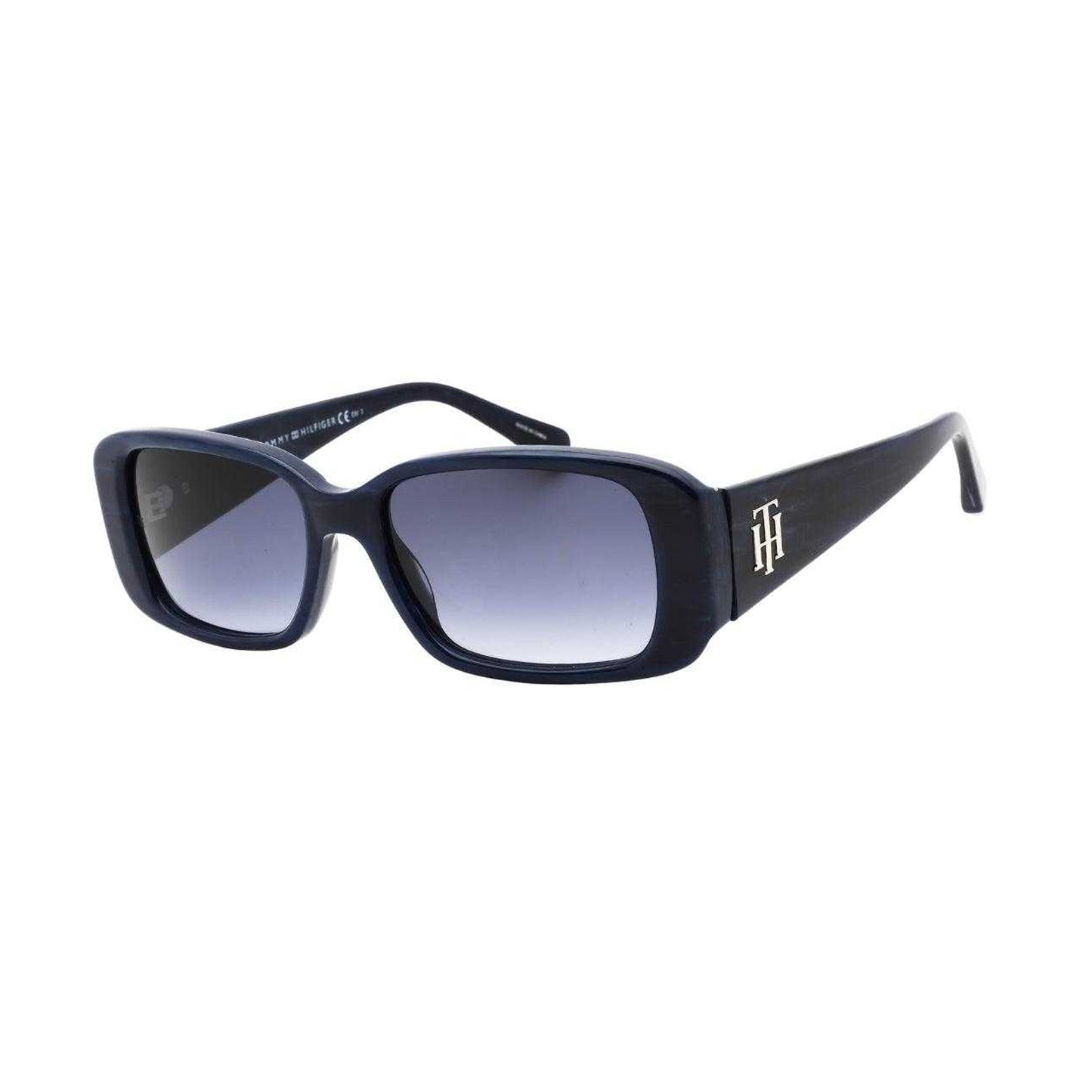Blue - Back - Tommy Hilfiger Womens-Ladies Marble Sunglasses