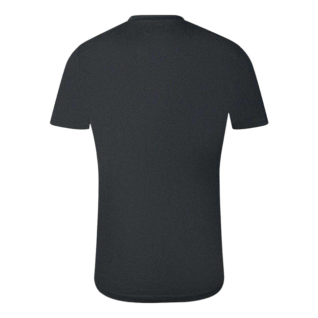 Black - Back - Cavalli Class Mens Tiger Emblem T-Shirt