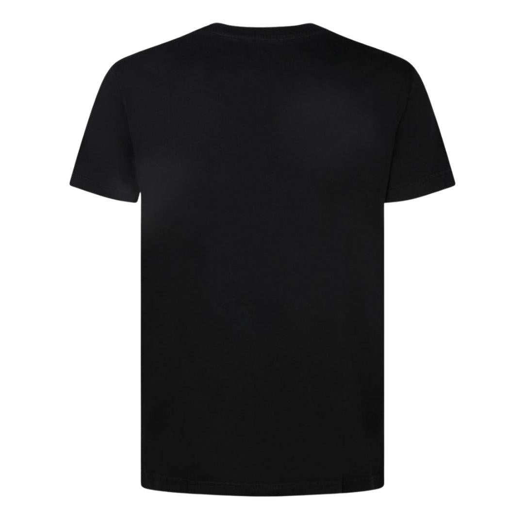 Black - Back - Diesel Mens Dotted Logo T-Shirt