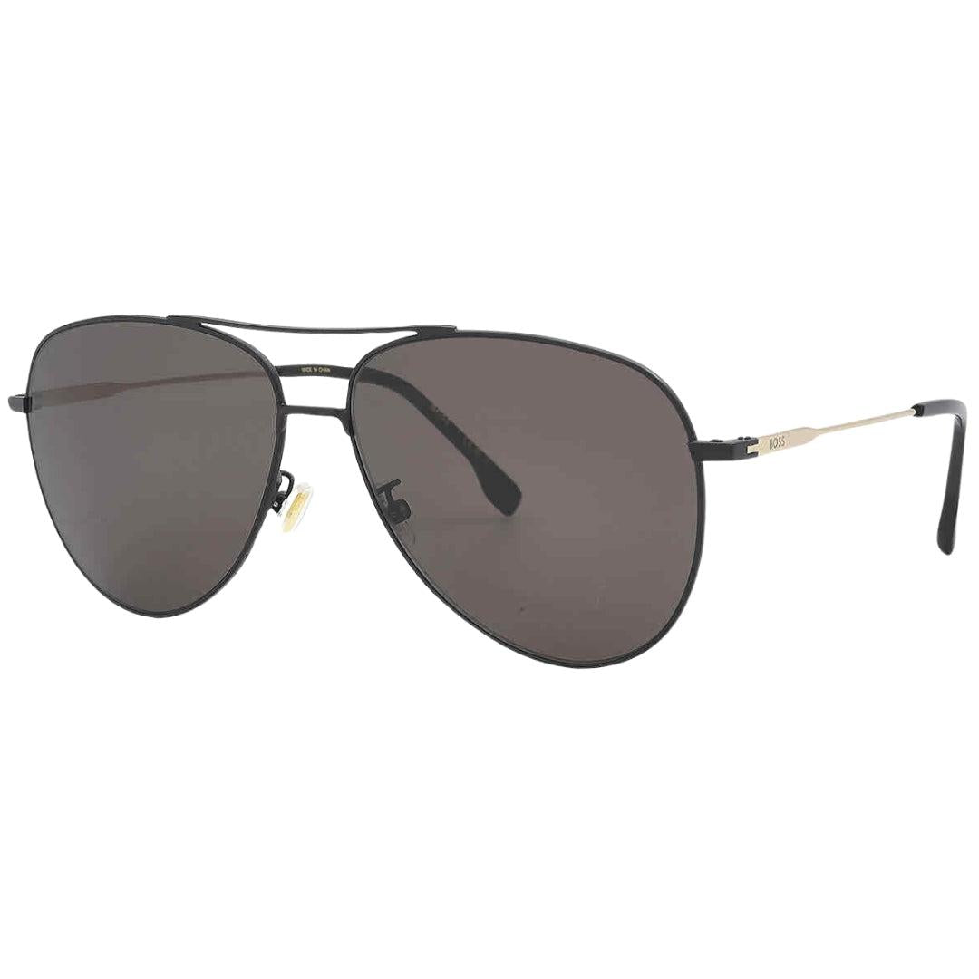 Black-Golf Green-Grey - Back - Hugo Boss Mens 1558 0I46 IR Sunglasses