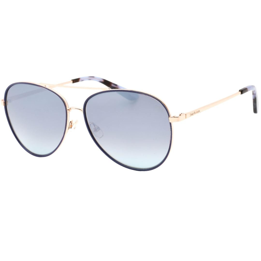 Gold-Silver - Back - Juicy Couture Womens-Ladies JU599 0LKS 00 Sunglasses