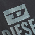 Black Caviar - Side - Diesel Mens Monotone Logo T-Shirt