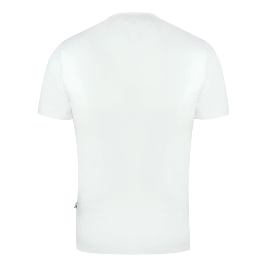 White - Back - Just Cavalli Mens Signature Logo T-Shirt