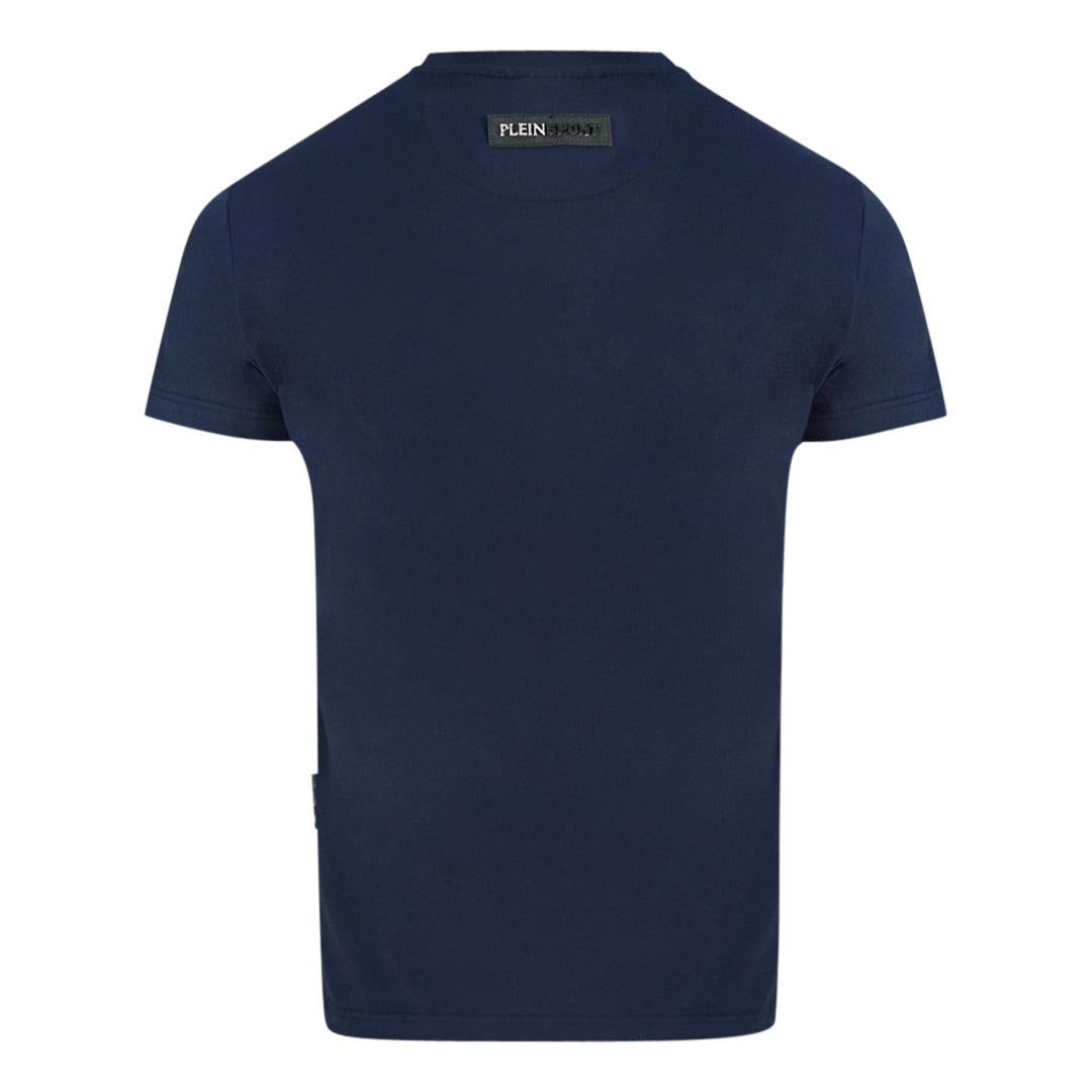 Navy Blue - Back - Plein Sport Mens Block Logo T-Shirt