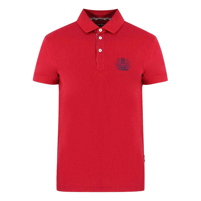 Red - Front - Aquascutum Mens Aldis Polo Shirt