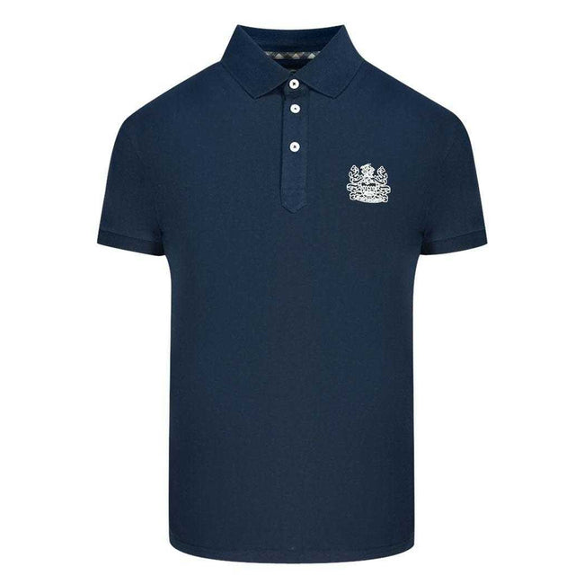 Navy - Front - Aquascutum Mens Aldis Polo Shirt