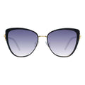Black-Gold - Front - Guess Womens-Ladies Shiny Sunglasses