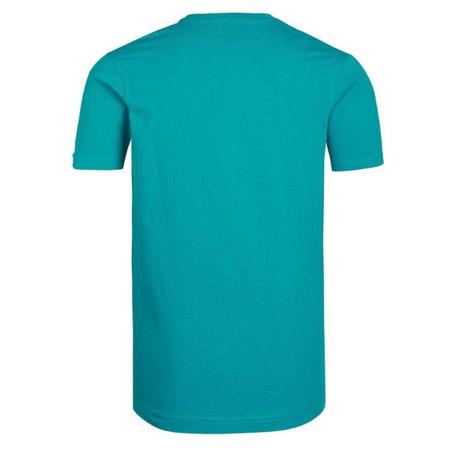 Green - Back - Moschino Mens Patch Logo T-Shirt