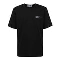 Black - Front - Moschino Mens Patch Logo T-Shirt
