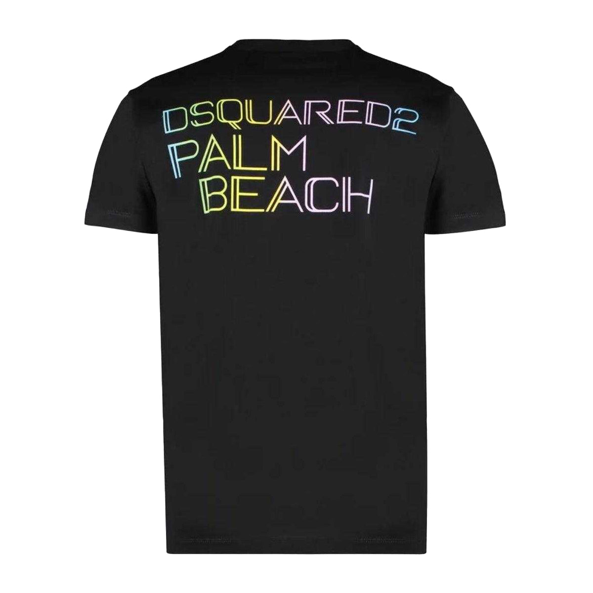 Black - Back - DSquared2 Unisex Adult Logo Cool Fit T-Shirt