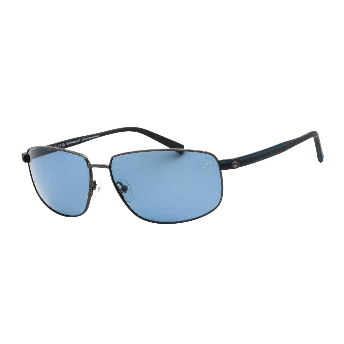 Grey-Blue - Back - Timberland Mens Smoke Polarised Sunglasses