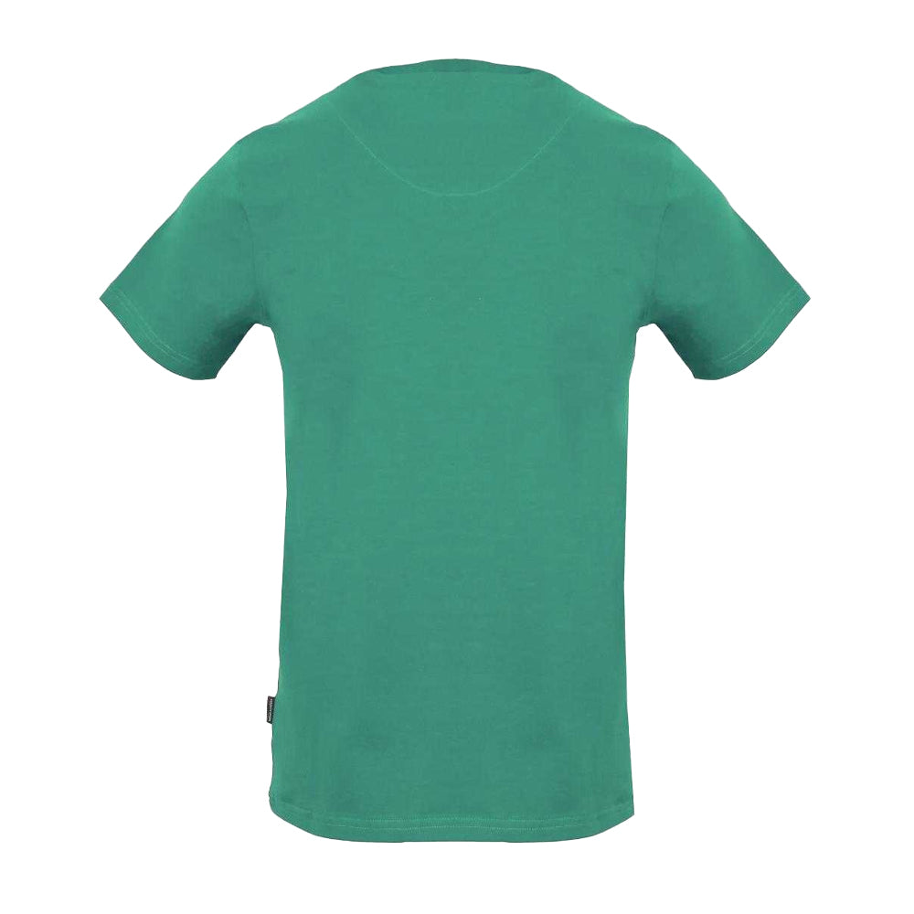 Green - Back - Aquascutum Mens Reflective Logo T-Shirt