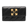 Black - Front - Off-White Jackhammer Leather Card Holder