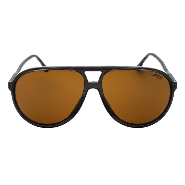 Grey-Brown - Back - Carrera Mens Polarised Sunglasses