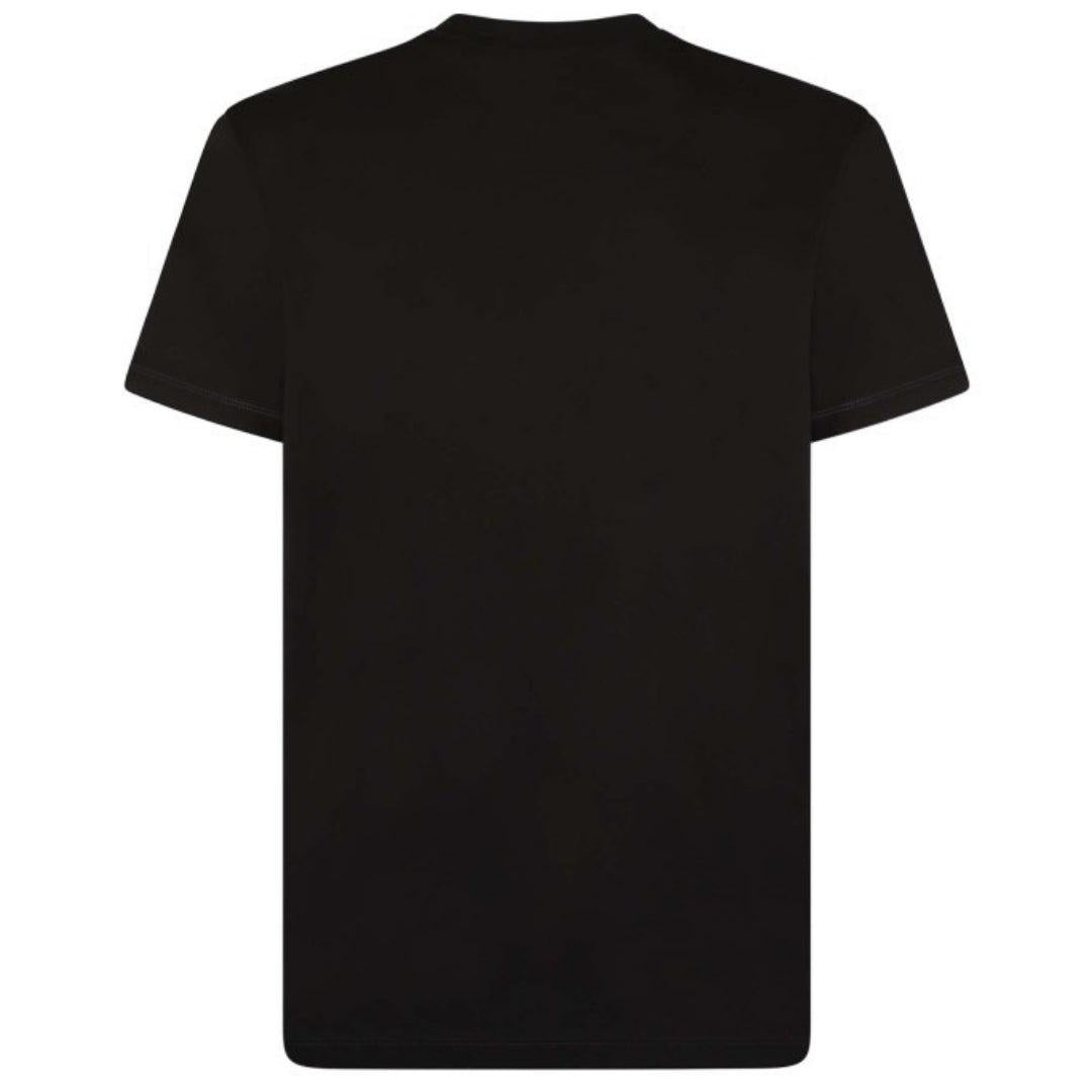 Black - Back - DSquared2 Unisex Adult The Canadian Village Logo Skater T-Shirt