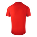 Red - Back - Cavalli Class Unisex Adult Flaming Logo T-Shirt
