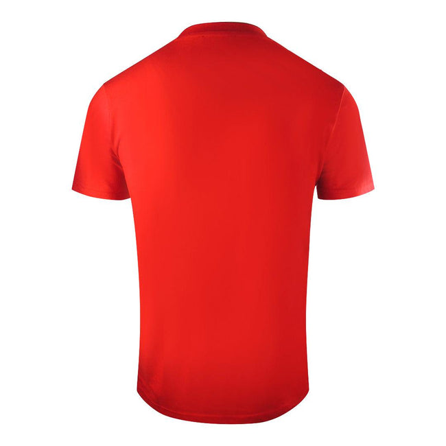 Red - Back - Cavalli Class Unisex Adult Flaming Logo T-Shirt