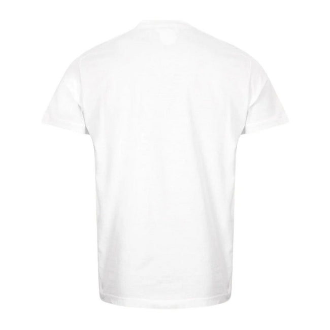 White - Back - Cavalli Class Unisex Adult Flaming Logo T-Shirt