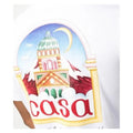 White - Side - Casablanca Mens Vue De L´Arche T-Shirt