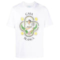 White - Front - Casablanca Mens Le Joueur T-Shirt
