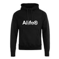 Black - Front - Alife Mens Logo Hoodie