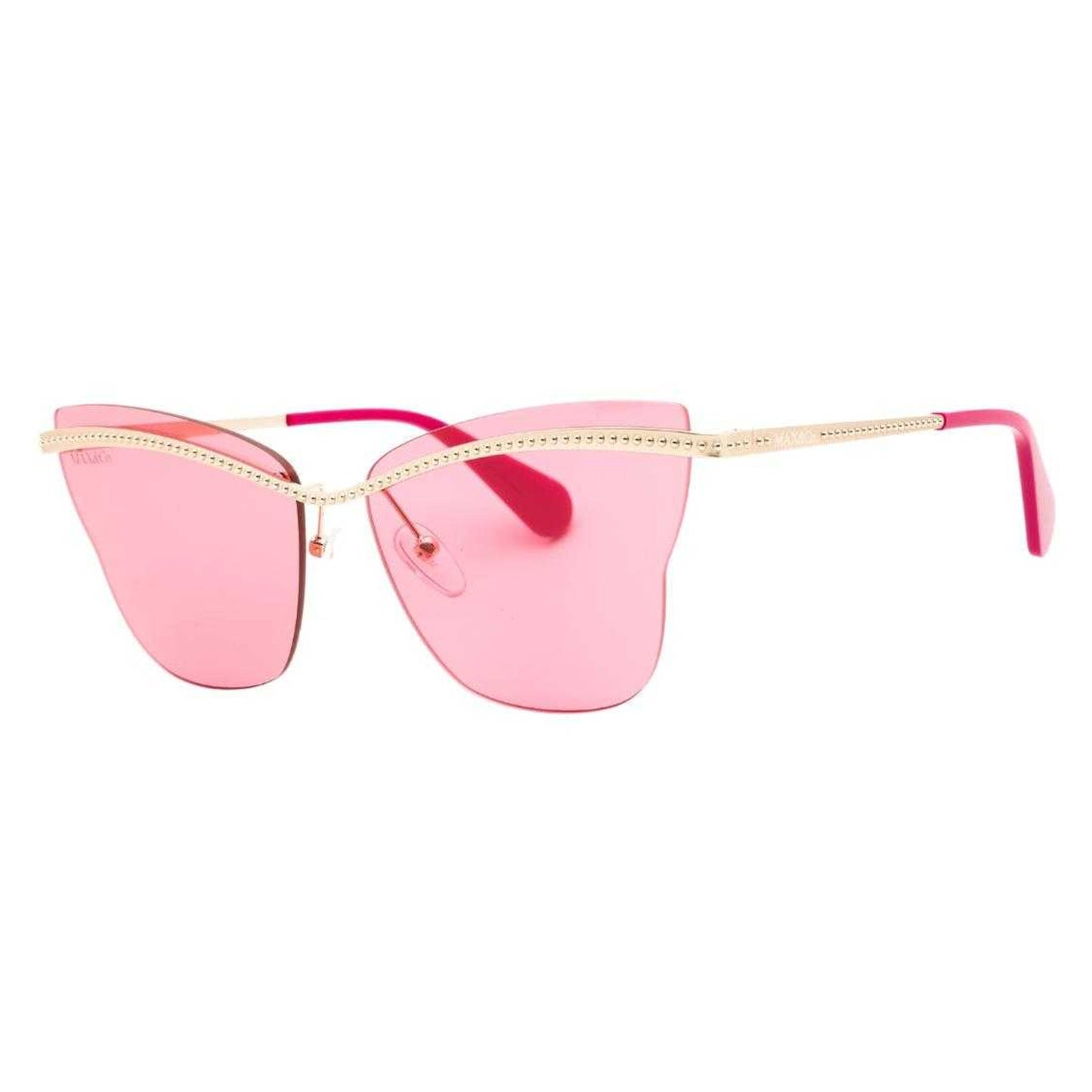 Gold-Bordeaux - Back - Max & Co Womens-Ladies Smoke Gradient Sunglasses
