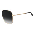 Gold-Black - Back - Moschino Womens-Ladies Branded Arms Sunglasses