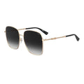 Gold-Black - Front - Moschino Womens-Ladies Branded Arms Sunglasses