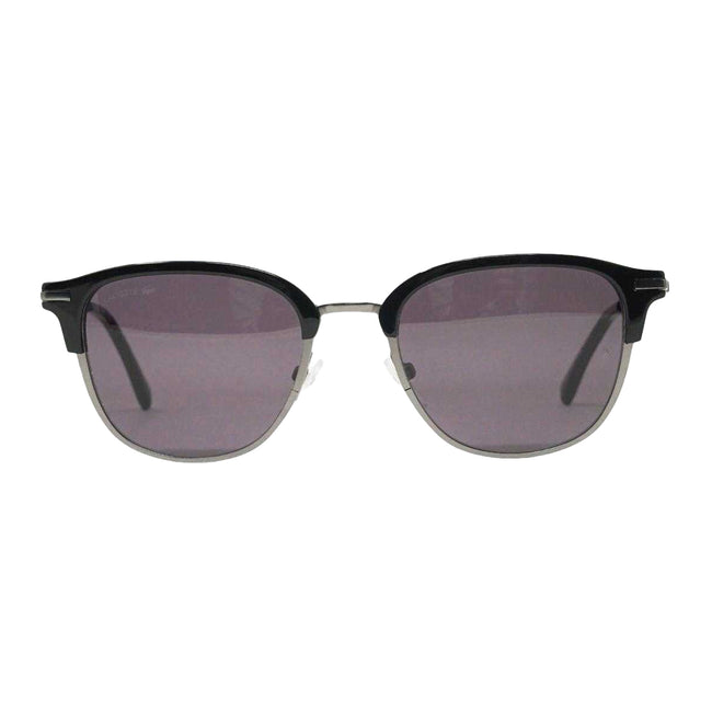 Dark Grey-Grey - Front - Lacoste Mens Oval Sunglasses