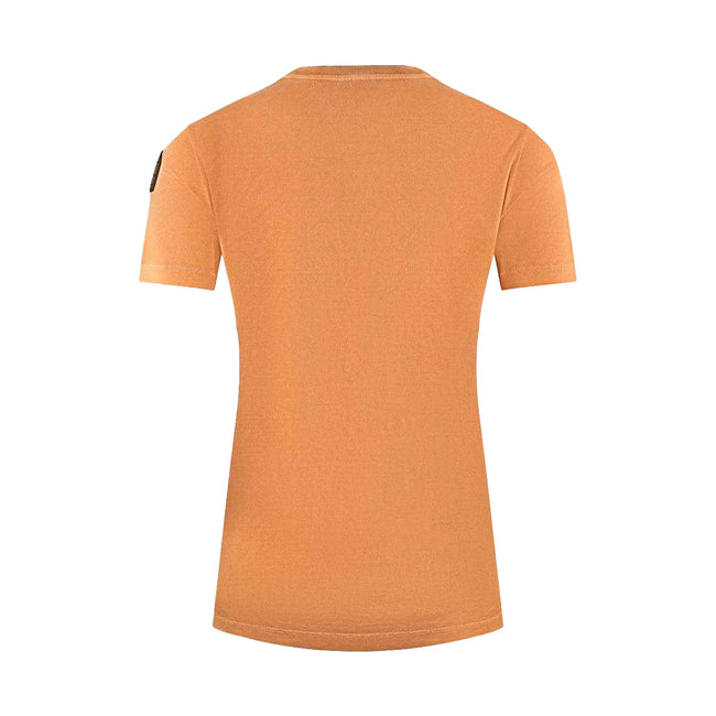 Orange - Back - Parajumpers Unisex Adult Basic Tee Honey Bee T-Shirt