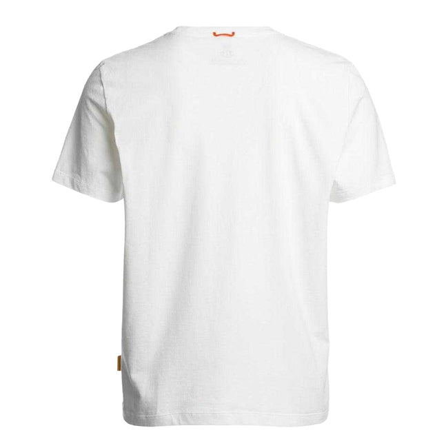 White - Back - Parajumpers Unisex Adult Space T-Shirt