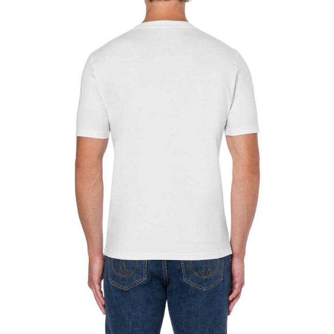 White - Back - Moschino Mens Couture Milano T-Shirt